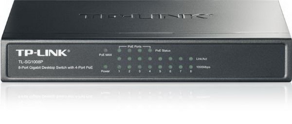 TP-LINK SWITCH 8 PORT /4 POE GIGABIT